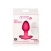 Anal Vibrating Butt Plug with Remote Magenta Anal Vibrating Butt Plug with Remote Magenta