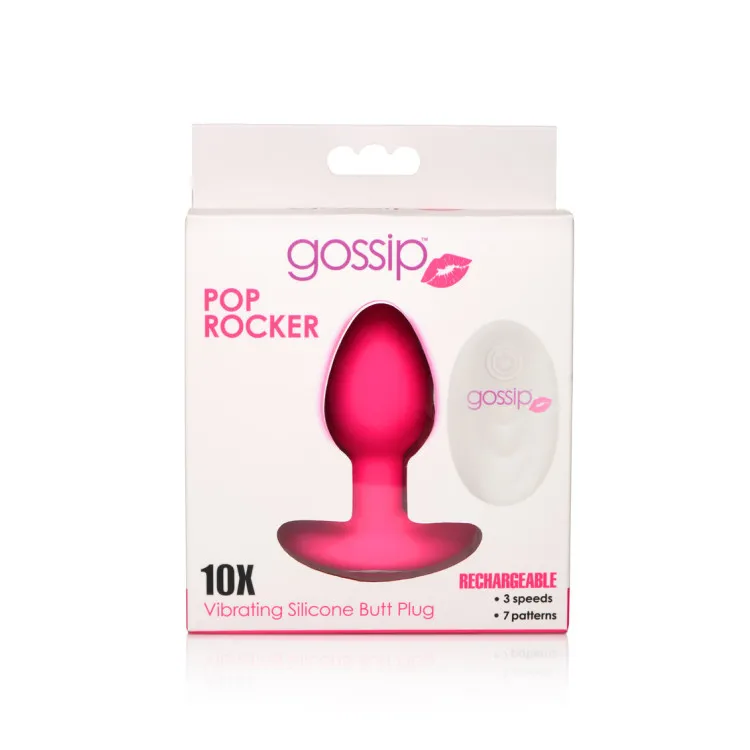 Anal Vibrating Butt Plug with Remote Magenta Anal Vibrating Butt Plug with Remote Magenta