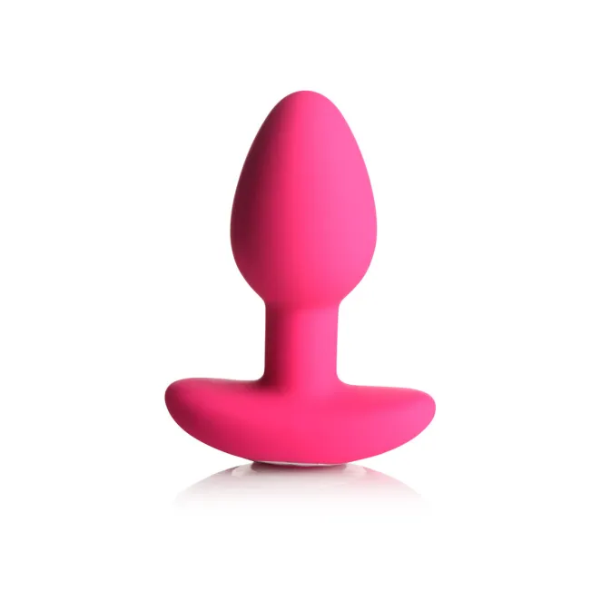 Anal Vibrating Butt Plug with Remote Magenta