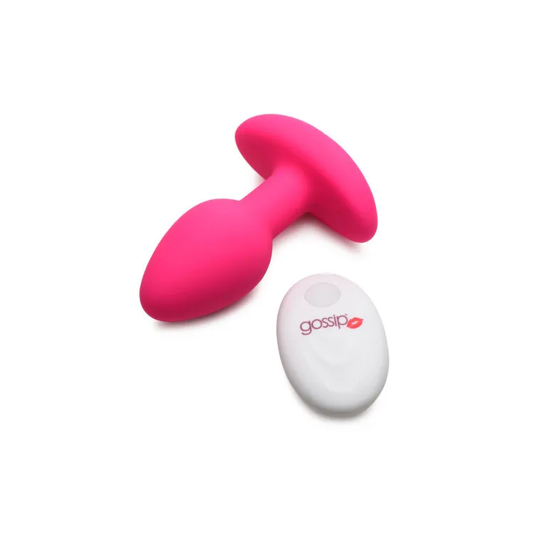 Anal Vibrating Butt Plug with Remote Magenta Anal Vibrating Butt Plug with Remote Magenta