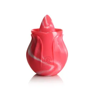 Rose Licking Clitoral Stimulator Pink Twirl