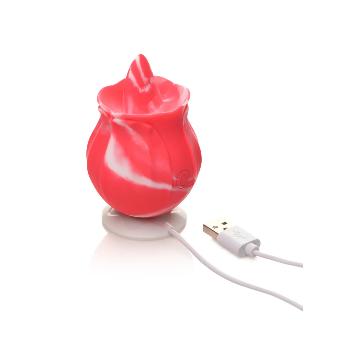 Rose Licking Clitoral Stimulator Pink Twirl