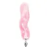 Anal Tail Foxy Light Up Faux Fur Butt Plug With Light Pink Anal Tail Foxy Light Up Faux Fur Butt Plug With Light Pink
