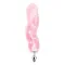 Anal Tail Foxy Light Up Faux Fur Butt Plug With Light Pink