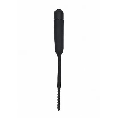 Ouch! Vibrating Silicone Urethral Sounding Stimulator with Beaded Tip