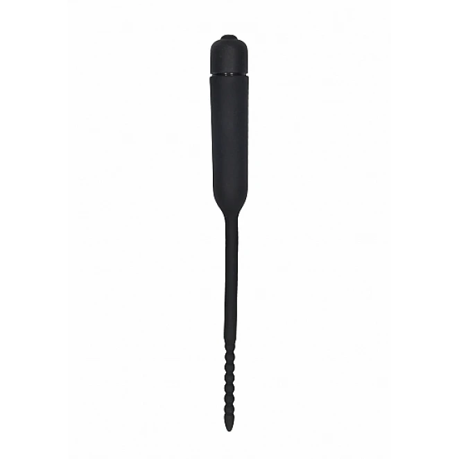 Ouch! Vibrating Silicone Urethral Sounding Stimulator with Beaded Tip