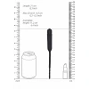 Ouch! Vibrating Silicone Urethral Sounding Stimulator with Beaded Tip