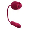 Thrusting Bullet & Flicking Tongue Rose Vibrator Thrusting Bullet & Flicking Tongue Rose Vibrator