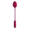 Thrusting Bullet & Flicking Tongue Rose Vibrator Thrusting Bullet & Flicking Tongue Rose Vibrator