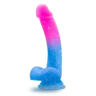 7.75 in. Silicone Dildo with Balls Mermaid