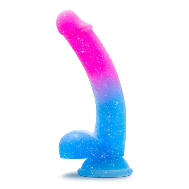7.5 Inch Glitter Realistic Silicone Dildo