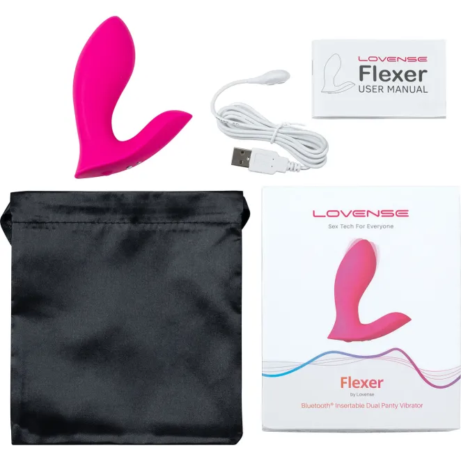 Lovense Flexer App Controlled Silicone Hands-Free Wearable Panty Vibrator