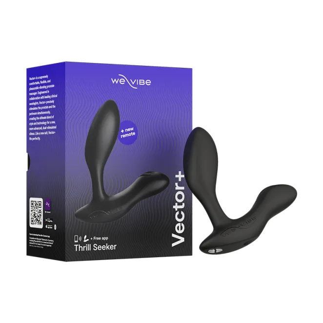 We-Vibe Vector+ App and Remote Controlled Rechargeable Prostate Massager