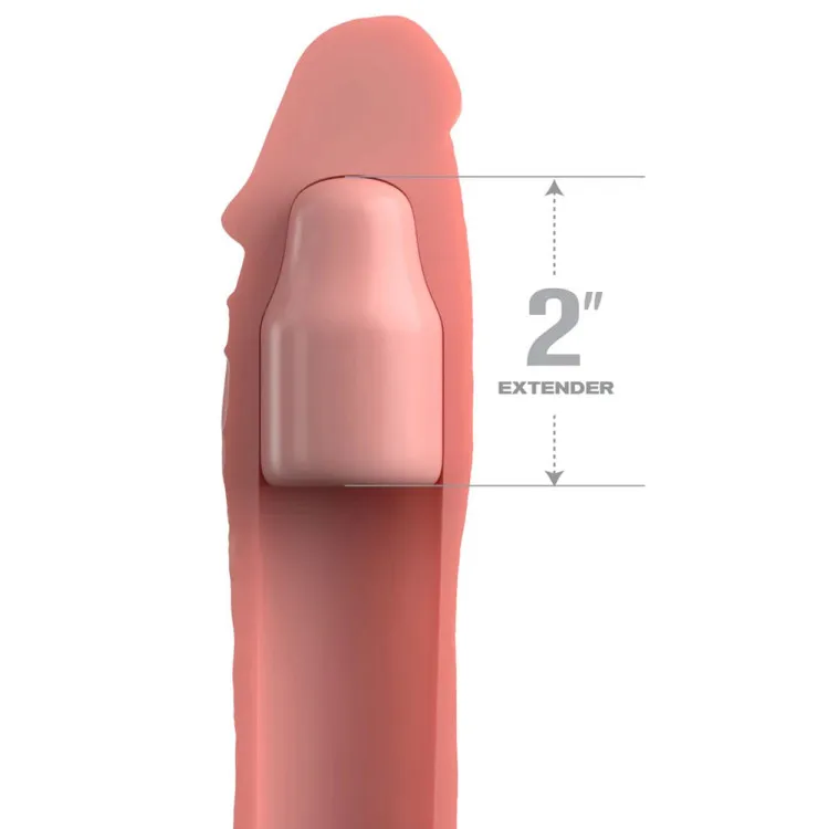 X-tensions Elite 6 in. Silicone Extension with Strap & 2 in. Extender Beige X-tensions Elite 6 in. Silicone Extension with Strap & 2 in. Extender Beige