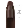 X-tensions Elite 9 in. Silicone Mega Extension Sleeve with 3 in. Extender Brown X-tensions Elite 9 in. Silicone Mega Extension Sleeve with 3 in. Extender Brown