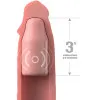 X-tensions Elite 9 in. Silicone Mega Extension Sleeve with Remote-Controlled 3 in. Vibrating Extender Beige X-tensions Elite 9 in. Silicone Mega Extension Sleeve with Remote-Controlled 3 in. Vibrating Extender Beige