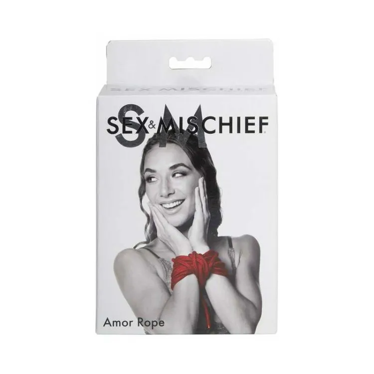 Amor 2-Piece Bondage Rope Set – 15 ft. Each (30 ft. Total) Red