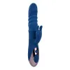 Thrusting Silicone Rabbit Vibrator with Dual Rings