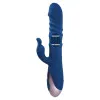 Thrusting Silicone Rabbit Vibrator with Dual Rings