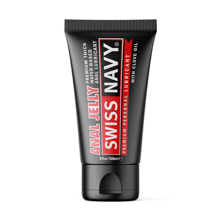 Swiss Navy Anal Jelly Premium Water Based Lubricant with Clove Oil 5 oz. Swiss Navy Anal Jelly Premium Water Based Lubricant with Clove Oil 5 oz.