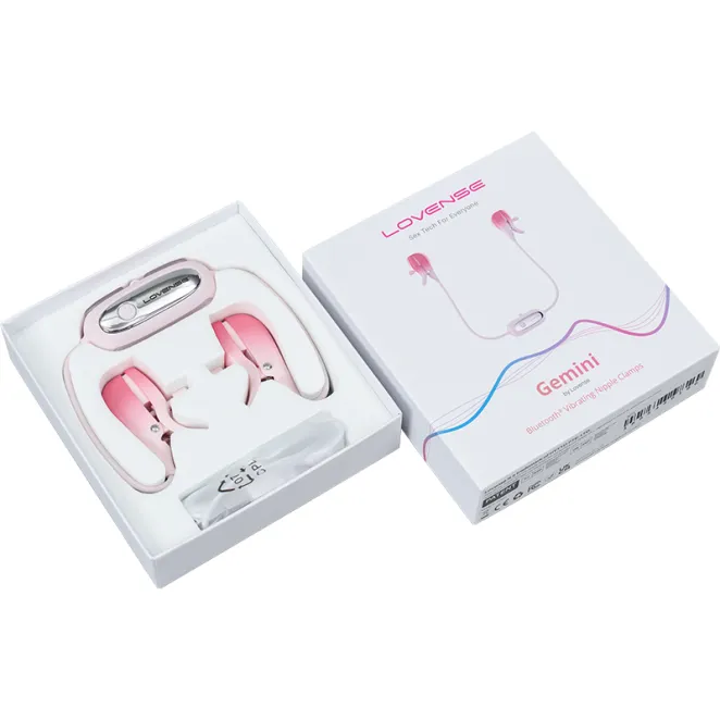 Lovense Gemini Bluetooth Vibrating Nipple Clamps
