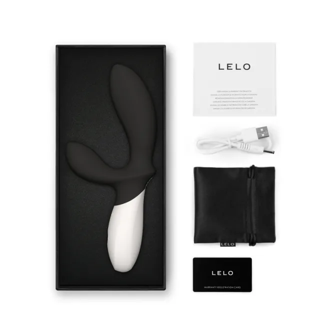 LELO LOKI Wave 2 Dual Stimulation Prostate Vibrator Black
