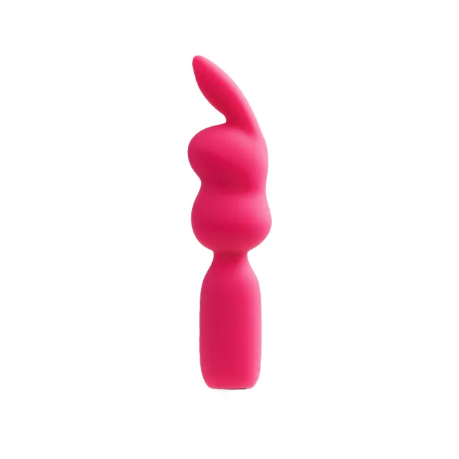 VeDO Hopper Bunny Silicone Mini Wand Vibrator Pink
