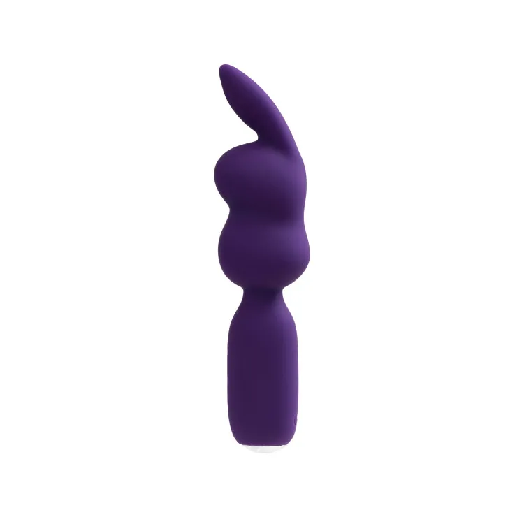 VeDO Hopper Bunny Silicone Mini Wand Vibrator Purple VeDO Hopper Bunny Silicone Mini Wand Vibrator Purple