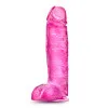 10.5 in. Realistic Dildo with Balls Pink 10.5 in. Realistic Dildo with Balls Pink