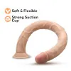 19 in. Realistic Dildo Beige 19 in. Realistic Dildo Beige