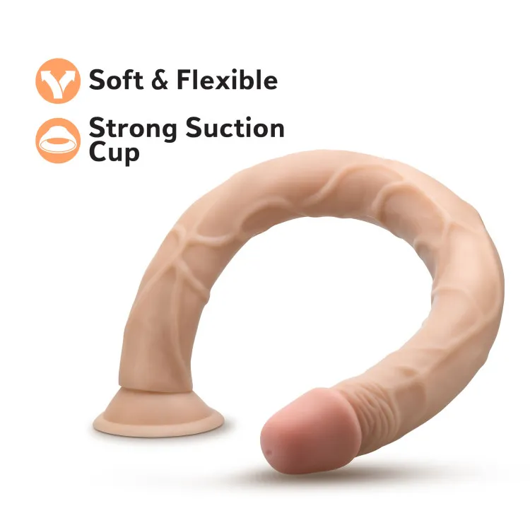19 in. Realistic Dildo Beige 19 in. Realistic Dildo Beige