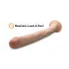 19 in. Realistic Dildo Beige 19 in. Realistic Dildo Beige