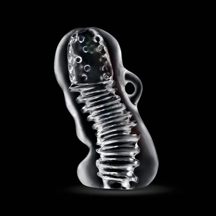 RIZE! Squeezy Ergonomic Stroker Clear RIZE! Squeezy Ergonomic Stroker Clear