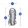 RIZE! Squeezy Ergonomic Stroker Clear RIZE! Squeezy Ergonomic Stroker Clear