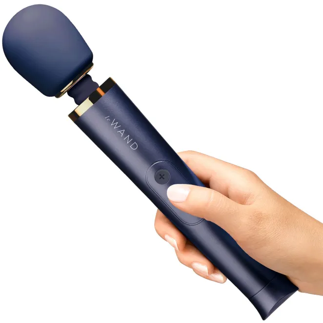 Le Wand Petite Vibrating Massager Navy