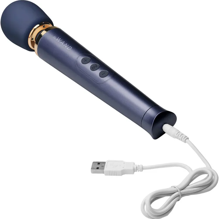 Le Wand Petite Vibrating Massager Navy Le Wand Petite Vibrating Massager Navy