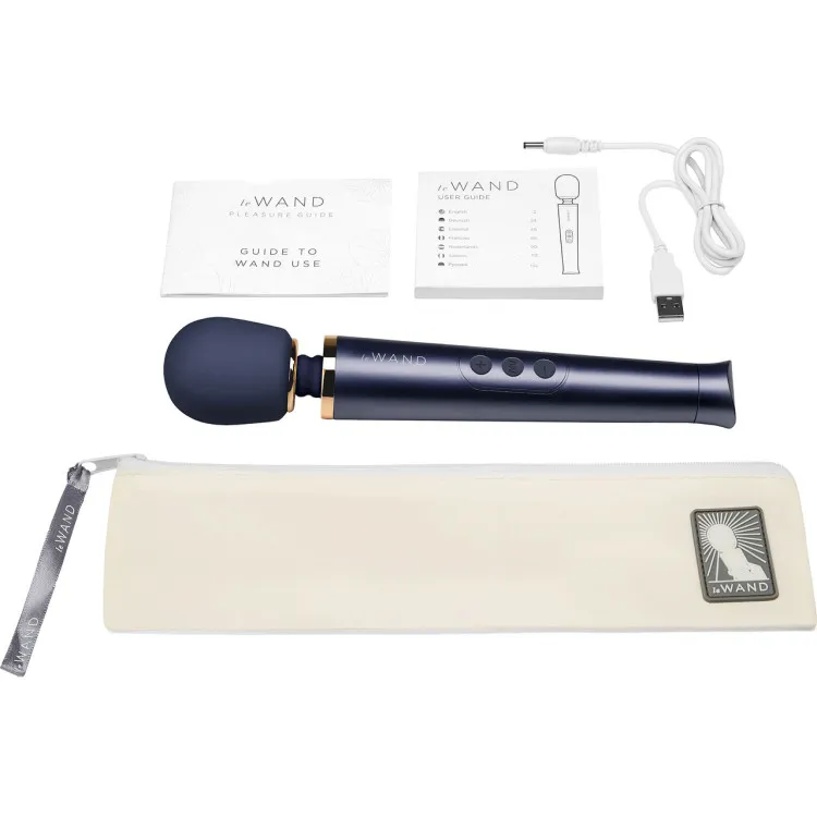 Le Wand Petite Vibrating Massager Navy Le Wand Petite Vibrating Massager Navy