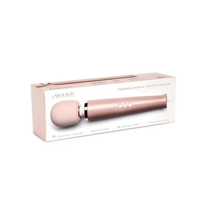 Le Wand Powerful Plug-In Vibrating Massager Rose Gold