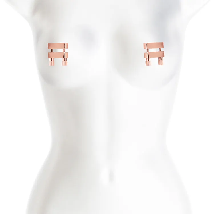 Bound Nipple Clamps V1 Rose Gold Bound Nipple Clamps V1 Rose Gold