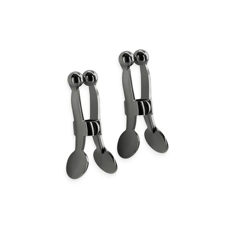 Bound Nipple Clamps C1 Gunmetal Bound Nipple Clamps C1 Gunmetal