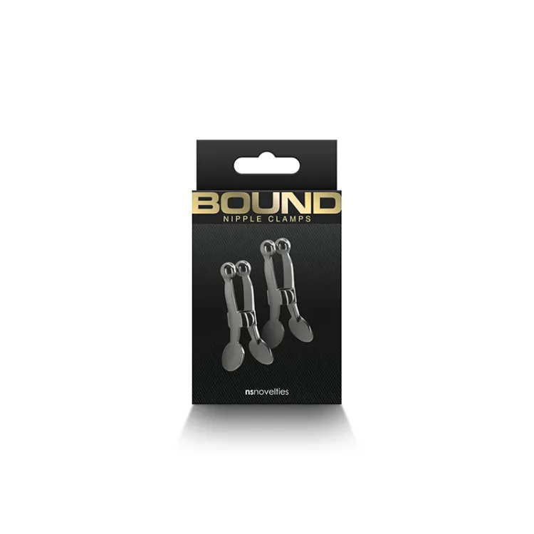 Bound Nipple Clamps C1 Gunmetal Bound Nipple Clamps C1 Gunmetal