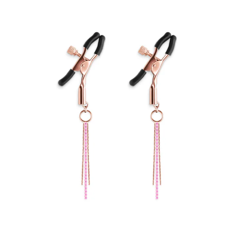 Bound Nipple Clamps D3 Rose Gold Bound Nipple Clamps D3 Rose Gold