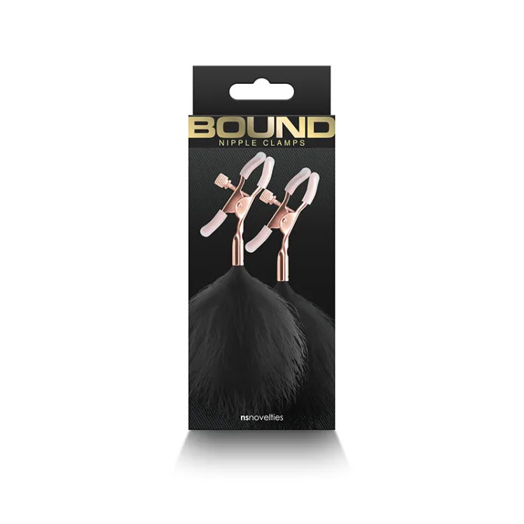 Bound Nipple Clamps F1 Black Bound Nipple Clamps F1 Black