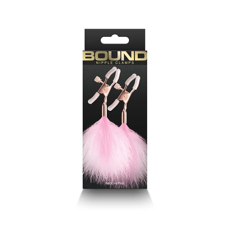 Bound Nipple Clamps F1 Pink Bound Nipple Clamps F1 Pink