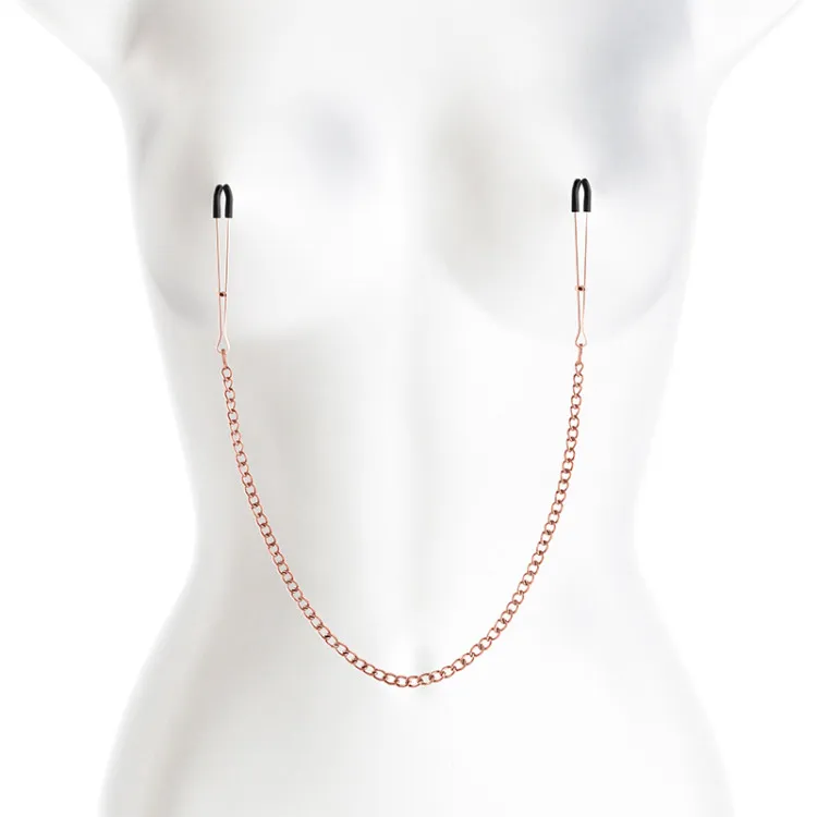 Bound Nipple Clamps DC3 Rose Gold Bound Nipple Clamps DC3 Rose Gold