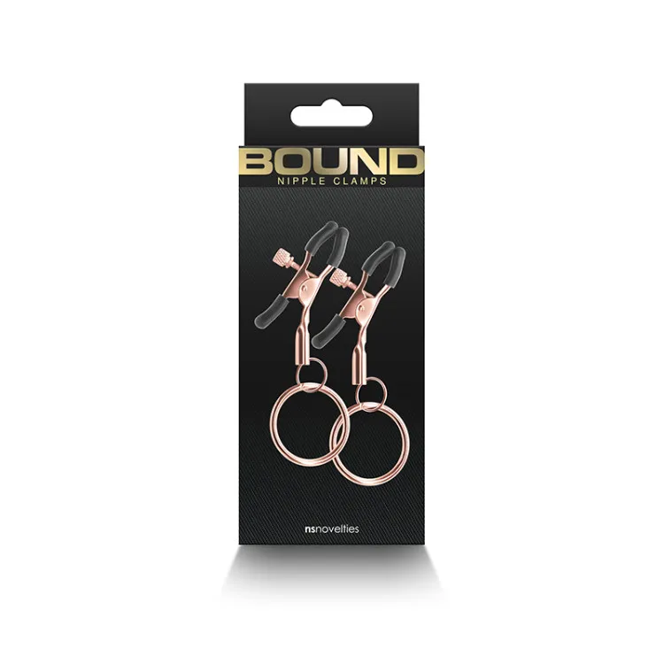 Bound Nipple Clamps C2 Rose Gold Bound Nipple Clamps C2 Rose Gold