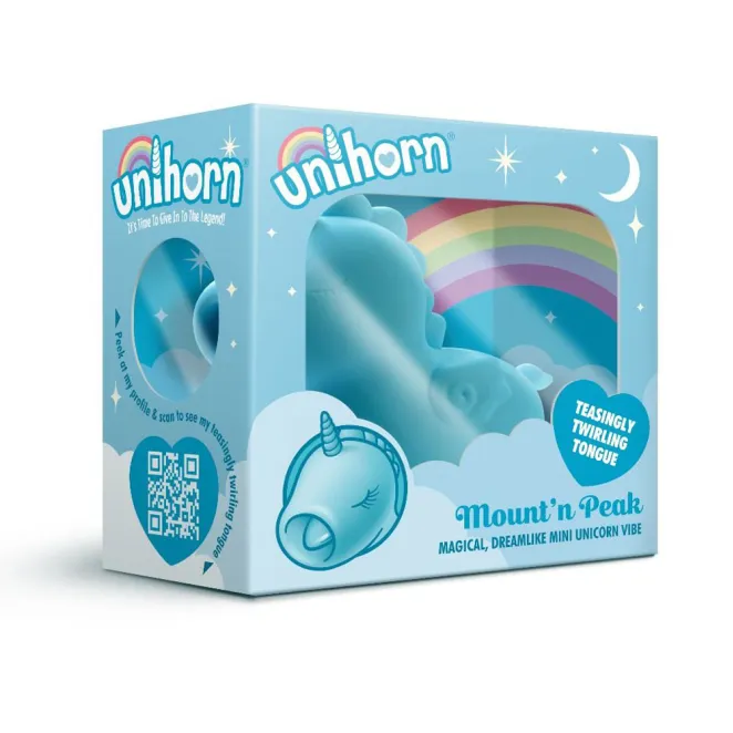 Unihorn Mount'n Peak Licking Clitoral Vibrator