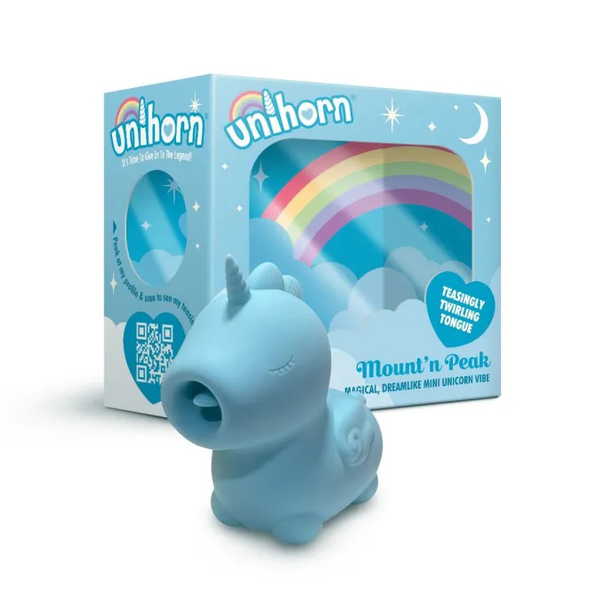Unihorn Mount'n Peak Licking Clitoral Vibrator