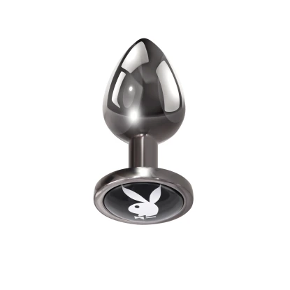 Playboy Tux Small 2.5 Inch Metal Butt Plug