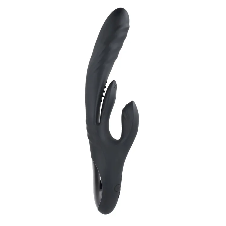 Playboy Rapid Rabbit Silicone Dual Stimulation Vibrator Playboy Rapid Rabbit Silicone Dual Stimulation Vibrator